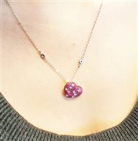 Collier Comete Femme in Or blanc GLB895 - GLB895